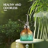 ZIUHEOA Plant Mister Glass Watering Bottle 200ML Retro Yellow Blue Gradient view 5
