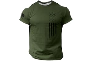 Daoucixia Patriotic Shirts for Men Big and Tall 1776 Funny 4th of July Shirt Crew Neck Short Sleeve T-Shirts Graphic Tees