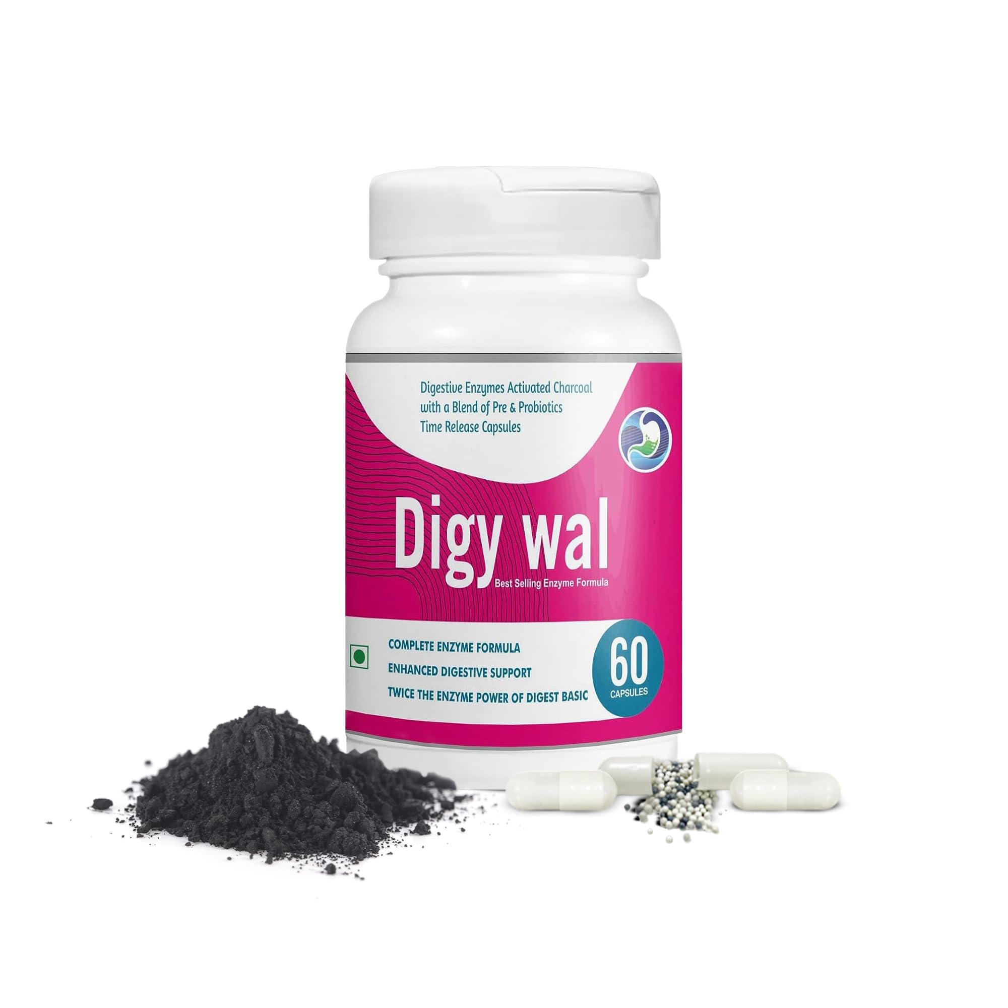 Mua Digestive Enzyme Capsules (60 Count) Activated Charcoal Digestive