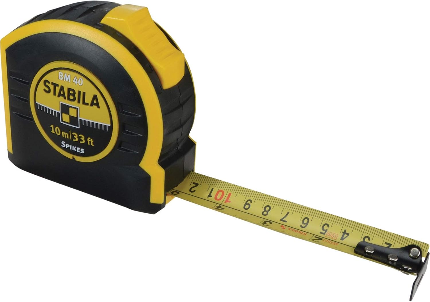 Stabila STBBM40 10m Tape Measure with Metric and Imperial Scales