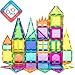 cossy 60 Pcs Magnet Tiles Magnetic 3D Building Blocks Set Educational Construction Toys for 3+ Year Kids with Stronger Magnets, Rivets-Fastened, Educational,Recreational, Conventional