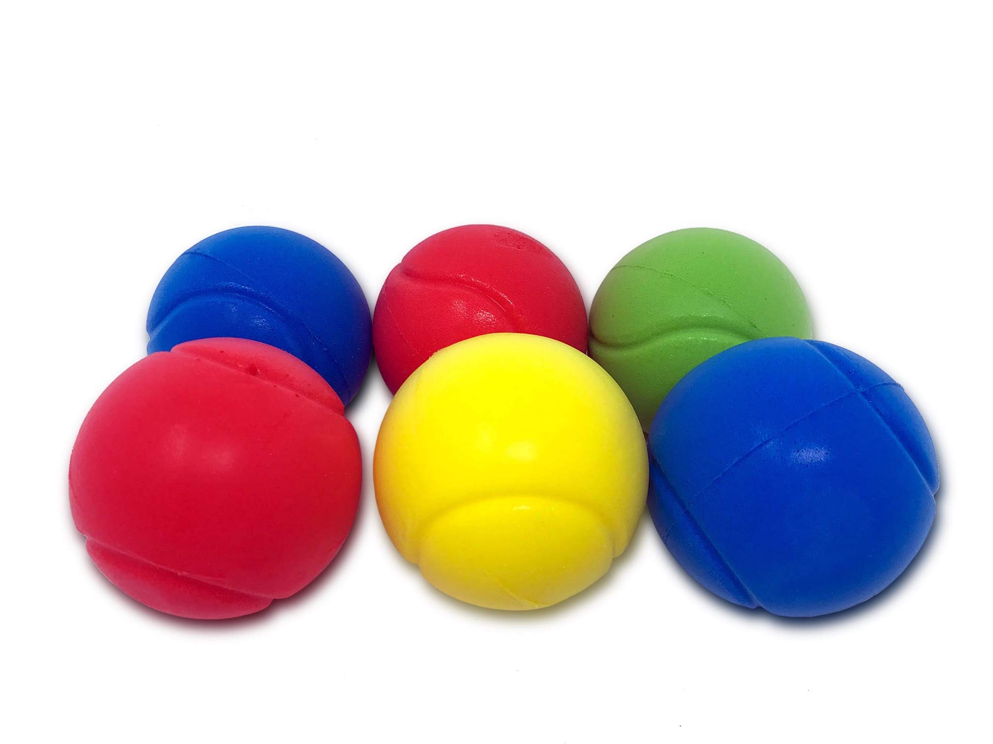 E-Deals Soft Tennis Balls - Pack of 6 Assorted Colours