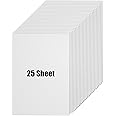 25 Sheets White Cardstock, Thick Paper Cardstock for Invitations, Menus, Wedding, DIY Cards Cards Making, Stationary Printing, 8.5 x 11 Inches