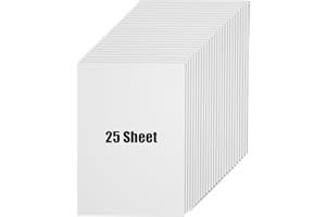 SADAUNBE 25 Sheets White Cardstock, Thick Cardstock Paper 92lb Cardstock for Invitations, Menus, Wedding, DIY Cards Cards Making, Stationary Printing, 8.5 x 11 Inches