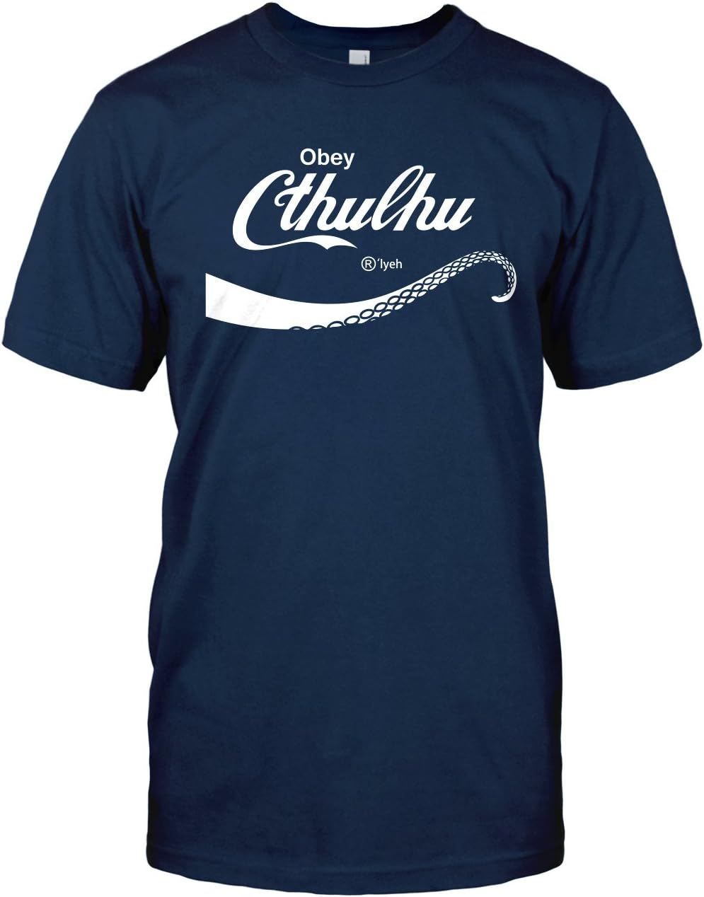 Obey Cthulhu T-Shirt H.P. Lovecraft Coca-Cola Tee Top