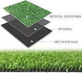 Tonchean Artificial Grass Roll 1x10m Realistic Faux Lawn Carpet UV Safe view 5