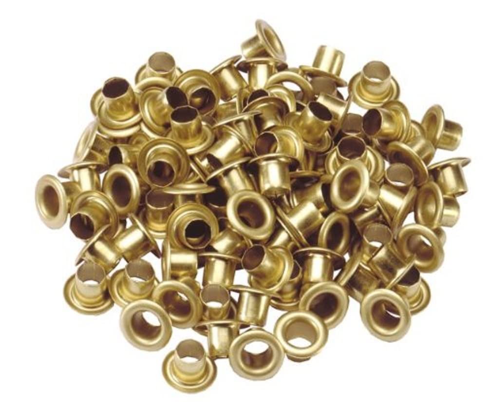 Eyelets brass "C" 5,5mm 100pcs