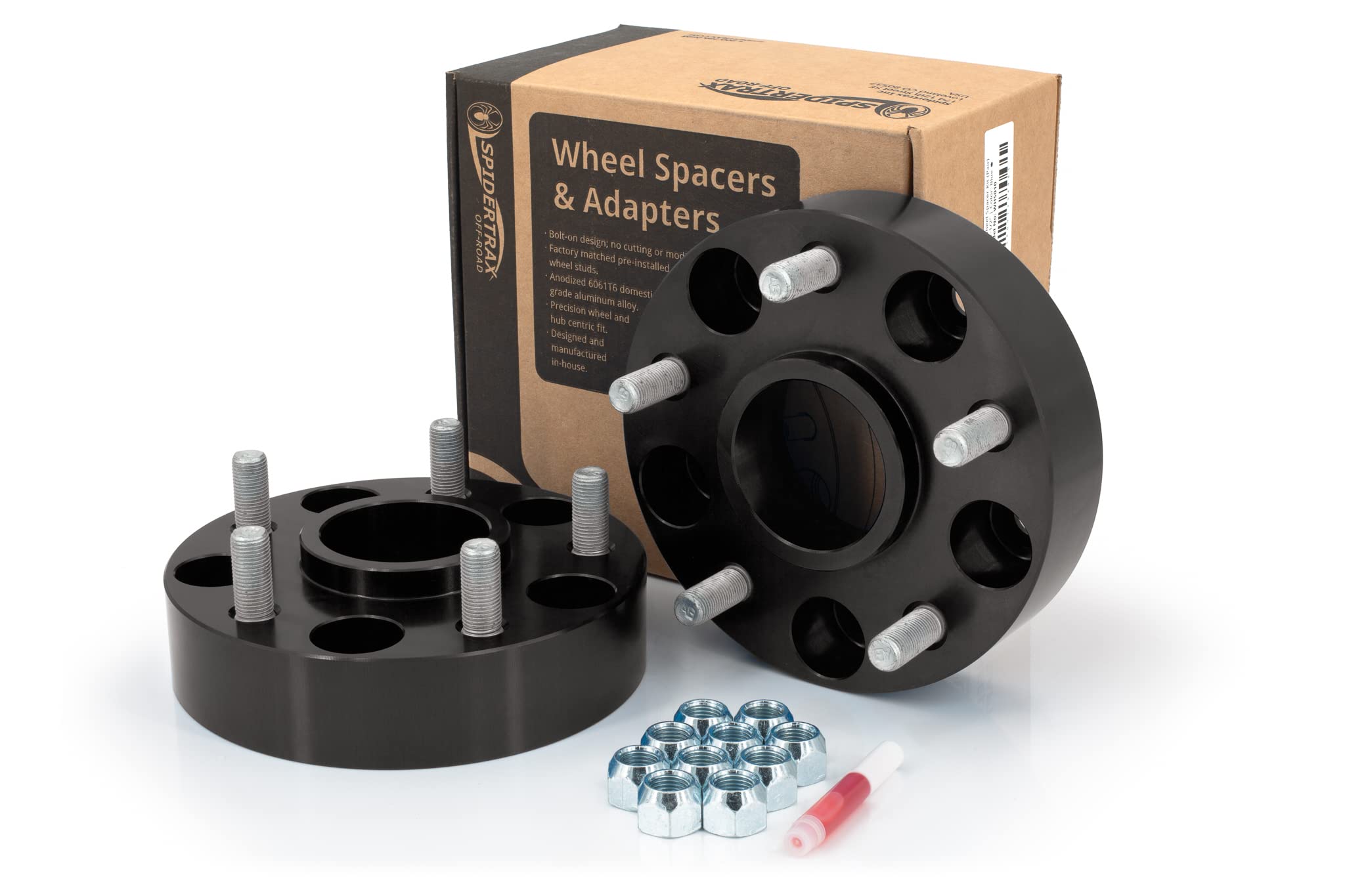 Photo 1 of Spidertrax WHS010 Black Wheel Spacer Kit