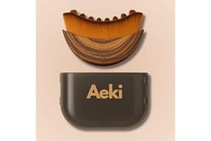 Aeki Lymphatic Contour Face Brush - Reduces Puffiness & Restores Definition, Aeki Lymphatic Face Brush, 100% Gentle & Soft on Skin | Naturally Sculpted Look,Aekii Facial Brush (1 Set)
