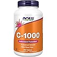 NOW Supplements, Vitamin C-1,000 with Rose Hips, Sustained Release, Antioxidant Protection*, 250 Tablets