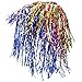 6-Pack Glam Tinsel Party Wigs Halloween Costume Accessory - Dress Up Theme Party Roleplay & Cosplay Headwear (Rainbow)