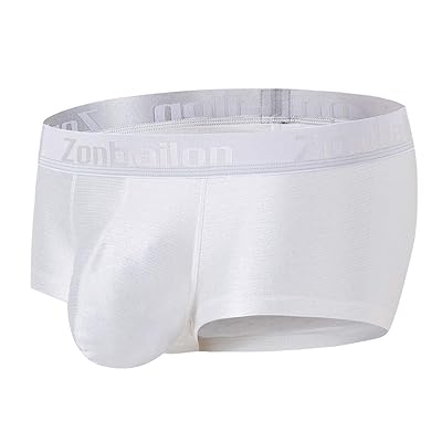 Men's Ice Silk Boxer Briefs with Bulge Pouch, Short New Zealand