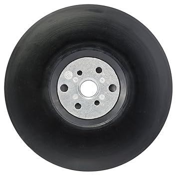Bosch AG5 Rubber 125mm Rubber Backing Pad for AG5 (Black)