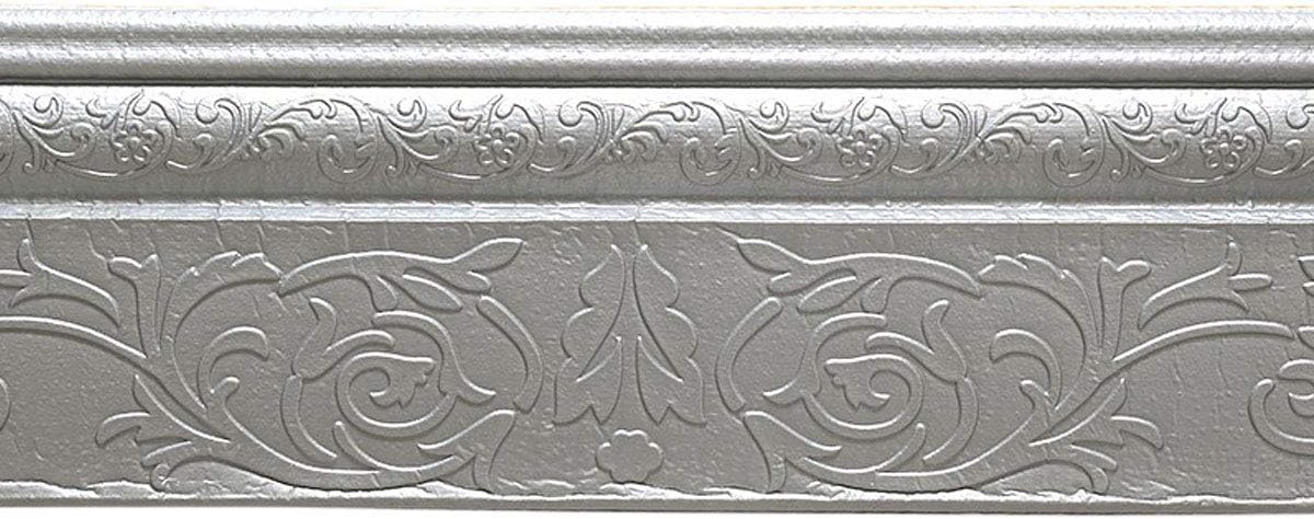 Amazon ケイ ララ モールディング クッション シール 廻り縁 装飾材 10cm 230cm シルバーグレー モールディング モール材