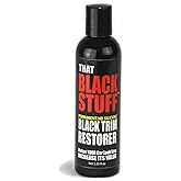 Black Plastic Restorer - Instantly Restore Your Faded or Damaged Black Plastic Trim - Won't Wash Off - Permanent - Lasts for Years - Easy - That Black Stuff