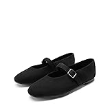 DREAM PAIRS Women's Ballet Mary Jane Flats Dress