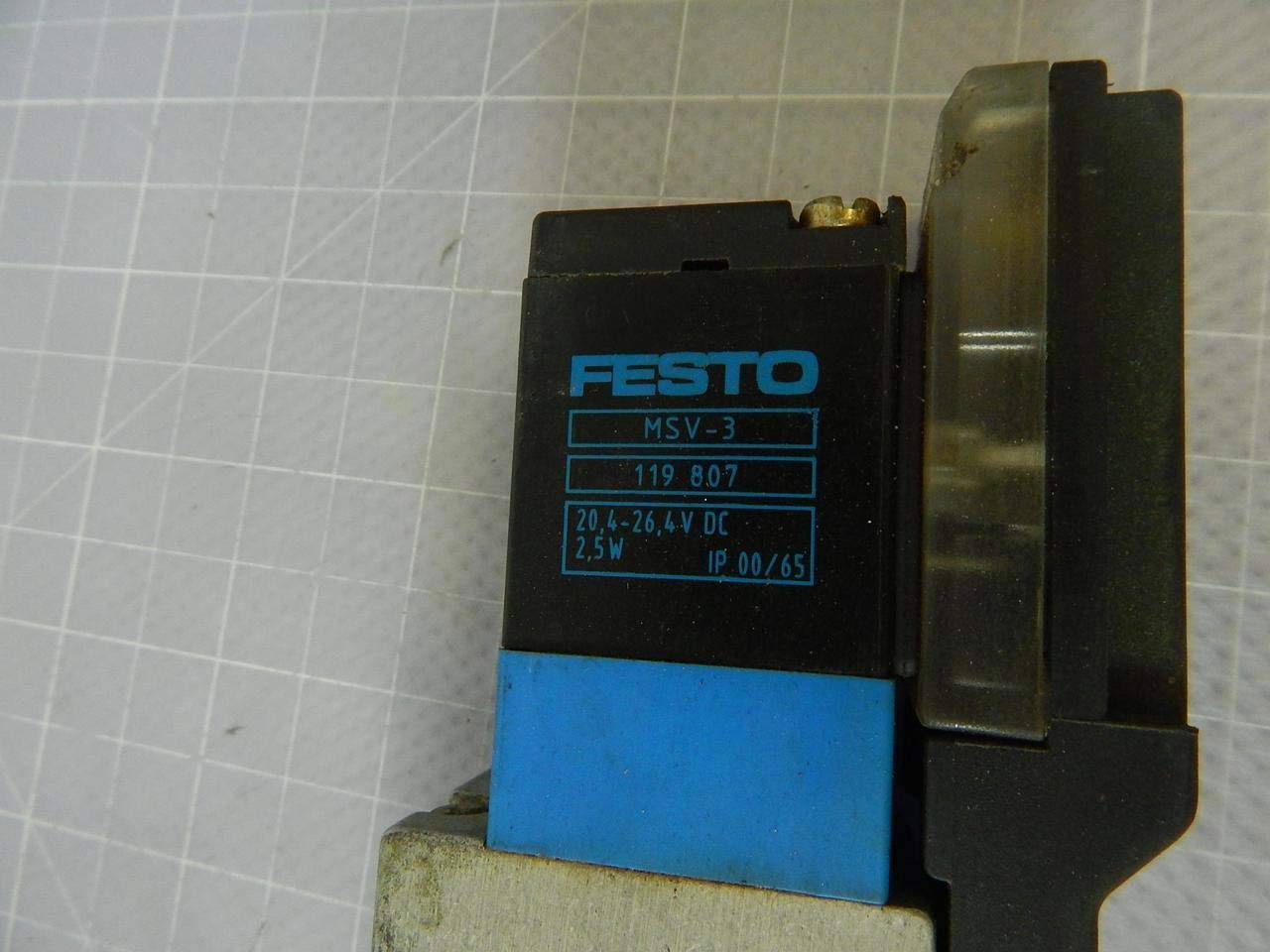 Amazon.com: Festo msv-3, jmvh-5 Válvula Solenoide t100586 ...
