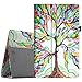 Fintie Folio Case for Amazon Fire HD 10 Tablet (Compatible with 7th and 9th Generations, 2017 and 2019 Releases) - Premium PU Leather Slim Fit Stand Cover with Auto Wake/Sleep, Love Tree