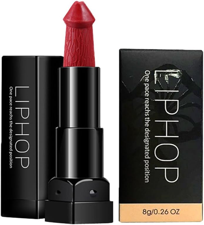 VANKER Long Lasting Lip Gloss Finish Matte Mushroom Shape Lipstick Beauty Makeup Tool,3 Red Velvet