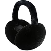PIGBENGO Foldable Ear Muffs for Women Cold Weather Fluffy Earmuffs Winter Warm Headband Cute Slouchy Ear Warmers