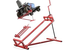 VOUNOT Ride on Lawn Mower Lift Jack, Telescopic Maintenance Jack for Lawn mowers and Garden Tractors, Weight Capacity 880 Lbs