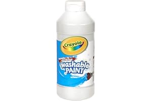 Crayola Washable Paint, White, 16 oz.