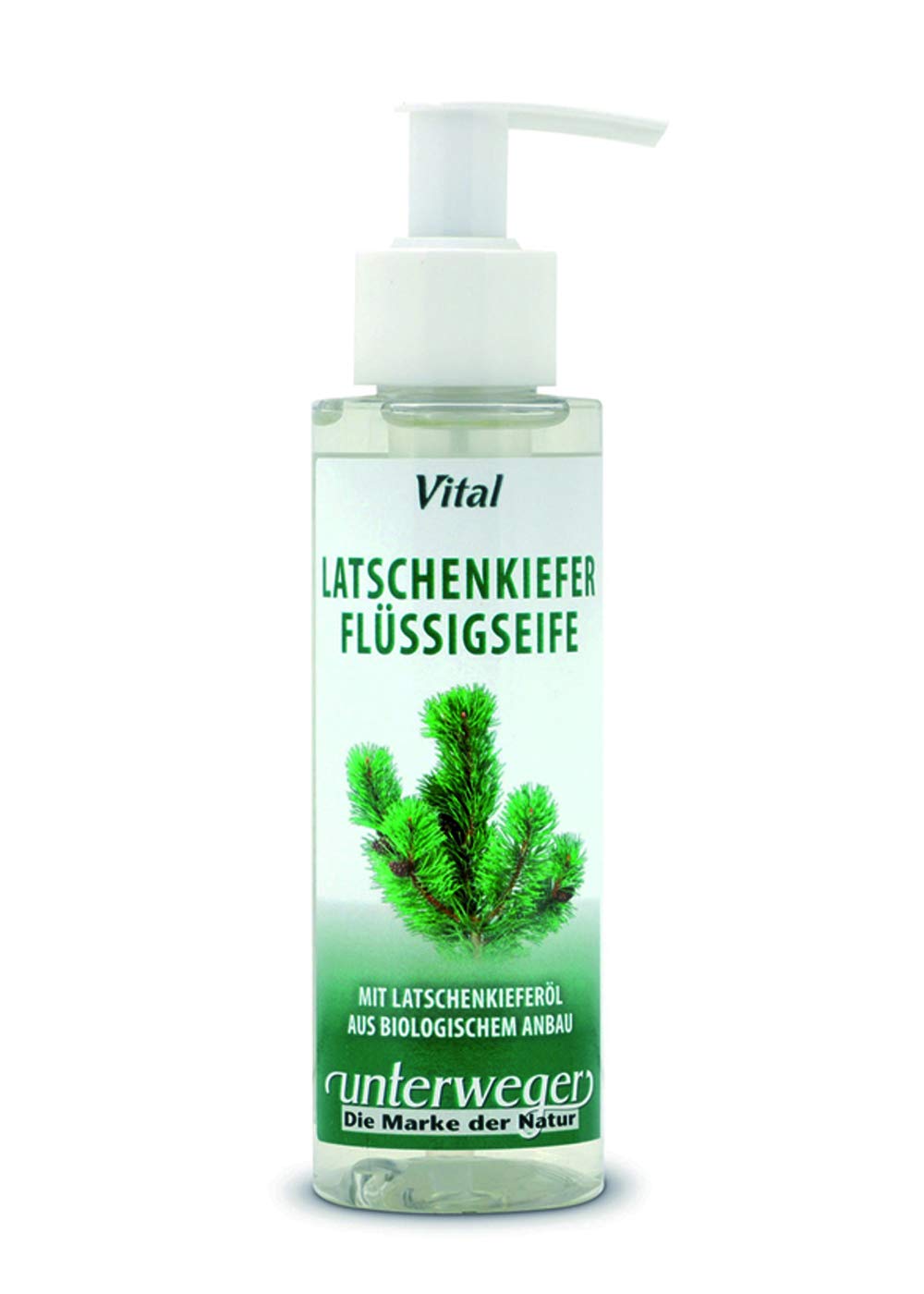 Latschenkiefer Liquid Soap with Genuine Tyrolean Mountain Pine Oil from Organic Cultivation Vitalising 140 ml