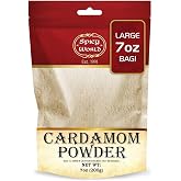 Spicy World Ground Cardamom Powder (Cardamon) 7 Ounce Bag