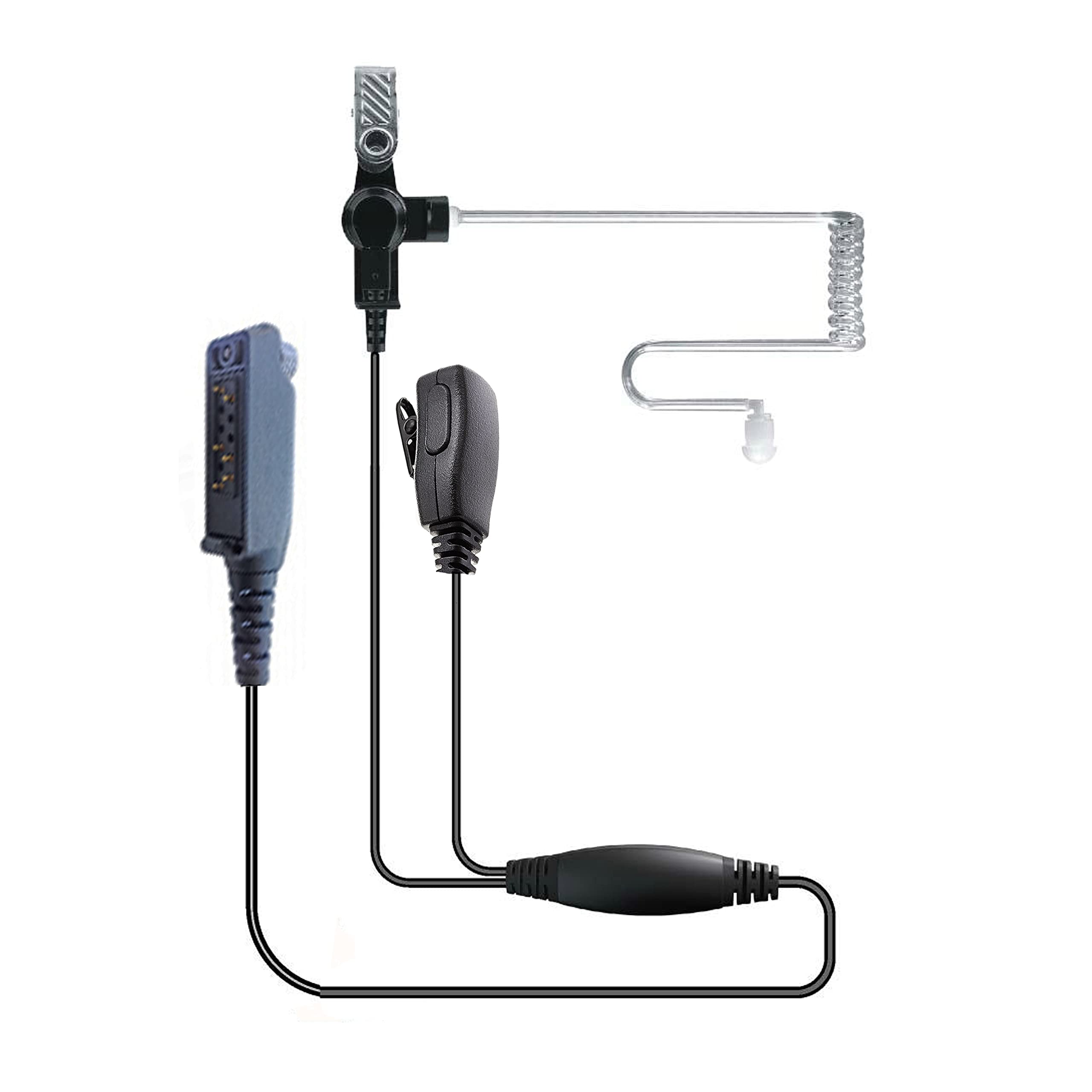 Covert Acoustic Earpiece Compatible with Sepura Multipin STP8000 SC20 SC21 Radio