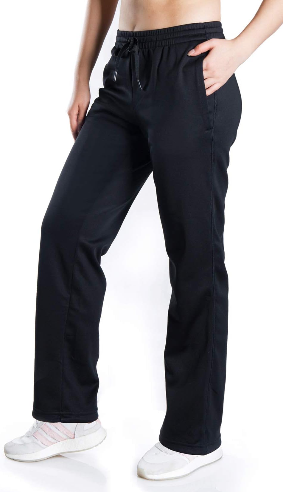 Petite/Regular/Tall, Women's Water Resistant Thermal Fleece Pants Sweatpants