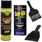 TwigtoNest Complete Shuffleboard Care Kit: Sun-Glo #5 Star Powder (Med Speed), Pro Series Silicone Spray &amp; Mini Dustpan/Brush Set