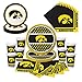 Iowa Hawkeyes Party Pack with Plates, Napkins, Cups (Serves 8)
