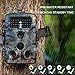 FUNSHION Trail Game Camera, 16MP 1080P Trail Cameras with Night Vision Motion Activated Waterproof IP66 2.4’’ LCD Hunting Scouting Cam for Wildlife Monitoring 120°Detecting Range 42pcs IR LEDs
