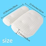 AIBAOBAO Bath Pillow for Head Neck Shoulder 4D Air Mesh 7 Suction Cups Hot Tub view 8