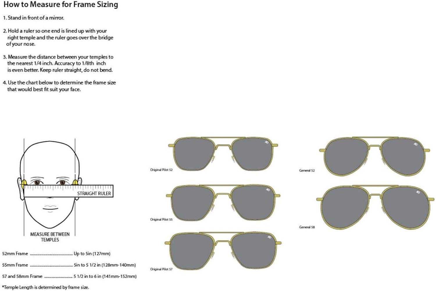 Amazon Com American Optical Original Pilot Eyewear 55mm Silver Frame With Bayonet Temples And True Color Gray Glass Lens Clothing