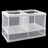 IRYNA Fish Breeding Box with Suction Cups 26x15x15cm Large Hatchery Net view 1