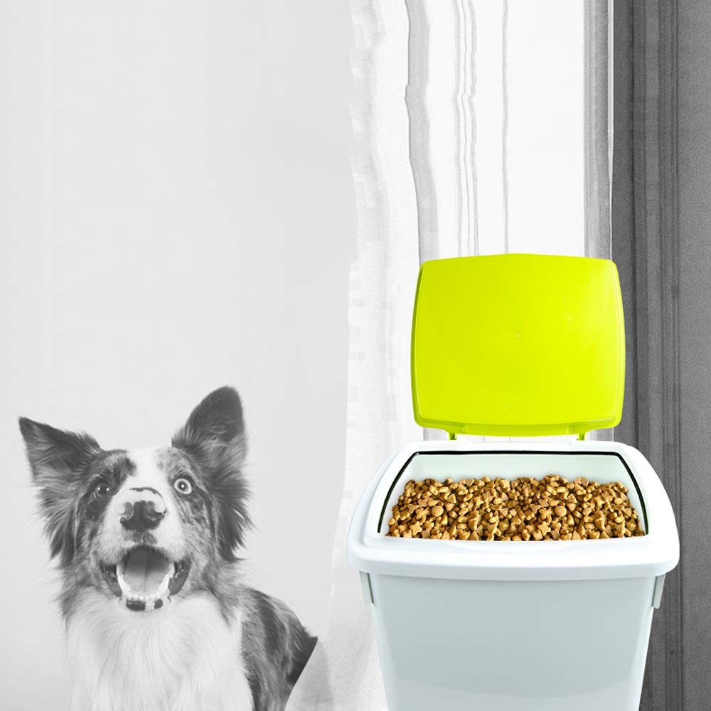 日本製 Jia He ペット収納用バケツ ドッグフードバレル密閉水分猫フードバレル犬フードボックス収納穀物バレルペットグレインバレル 3色 3サイズ 色 Grass Green サイズ さいず 33 28 7 42 5cm 33 28 7 42 5cm Grass Green B07qplmqwc 期間限定送料無料
