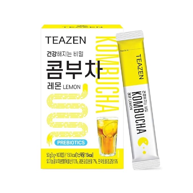 TEAZEN Kombucha Lemon Flavor