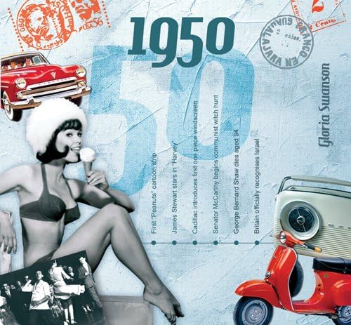 CDCard Company 1950 - The Classic Years CD - Birthday Card CDC1637538 by The CD Card Company