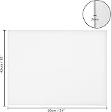BELLE VOUS 7 Pack Primed Canvases 45 x 60 cm White Cotton Panels view 2