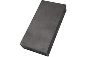 OTOOLWORLD 99.9% Purity Graphite Ingot Block EDM Graphite Plate Milling Surface (100MMx50MMx20MM)