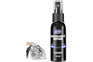 Car Headlight Repair Fluid, Headlight Restorer Spray, Headlight Cleaner Restorer Scratch Remover Spray, Headlamp Maintenance 