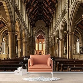 Wall Murals for Bedroom Beautiful Great Church Removable Wallpaper Peel and Stick Wall Stickers - 66x96 inches