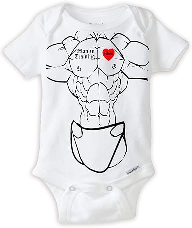 baby muscle onesie