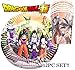 Set of 12 Cups Plates Goku Dragonball Dragon Ball Super Z Latex Party Supplies Decorations Centerpiece