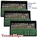 MTP Tm 60 Pcs Diamond Burr Bits Drill Glass Gemstone Metal for Dremel Craftsman Rotary Tool 1/8" Shanks w/ Box Tip primary
