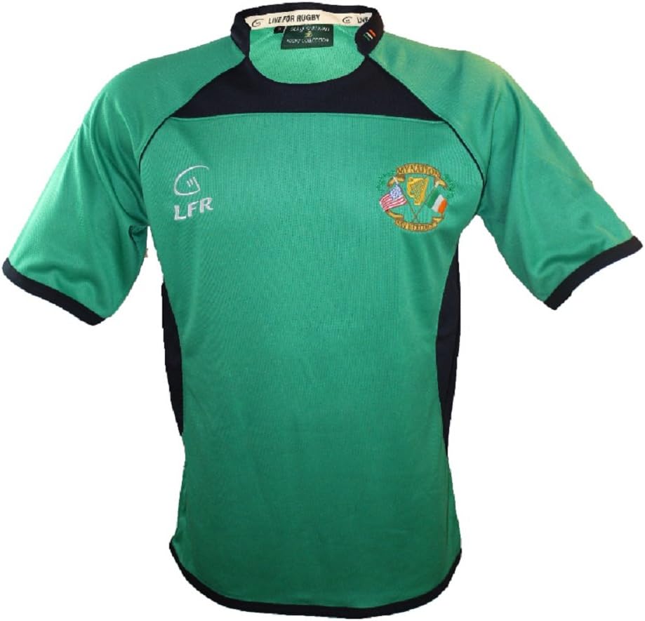 Silky Sullivan Collection Short Sleeve My Nation My Heritage Green Rugby Jersey