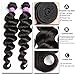 6A Brazilian Virgin Hair 3 Bundle 50G/Pcs Loose wave Human Hair Virgin Hair Extension Unprocessed Brazilian Virgin Hair