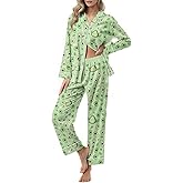 ELUNORUS Unisex Ultra Soft Pajama Set, Valentines Pajamas, Soft Warm Matching Sleepwear Gift for Women Men