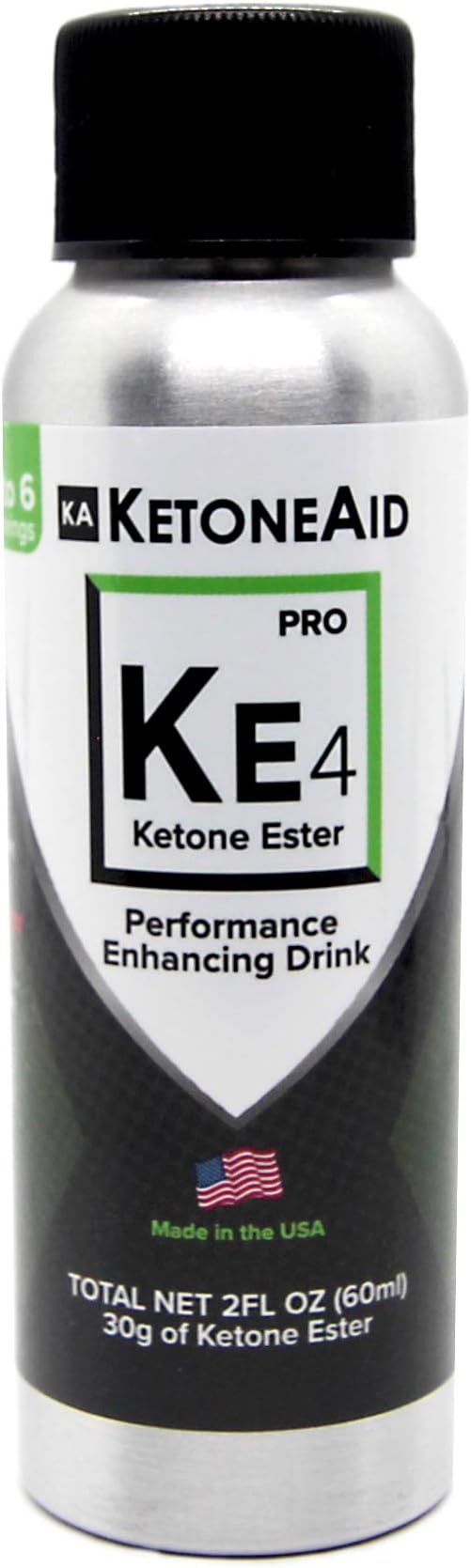 KetoneAid KE4 World’s Strongest Ketone Ester Drink, 30g Exogenous D BHB. Not a Salt. Sugar Free